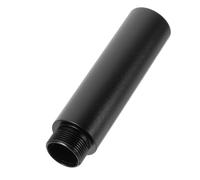 HAKIDZEL Microphone Extension Tube with Sturdy Structure and Lightweight Design Black Aluminum Alloy Includes Metal Adapter Compatible with Mic Stands for Gaming and Podcast Use