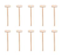 HAKIDZEL Mini Beat Hammers and Wooden Sturdy 25pcs Multi-Purpose Mini Mallet Set, Solid Wood Tool for Cake and Crab Cracking Kitchen Use