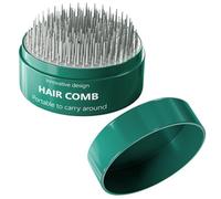 HAKIDZEL Mini Hair Brush Portable Detangling Paddle Brush with Massage Function, Reduces Hair Breakage, Made of Abs and Tpr Materials, for Travel and Daily Use