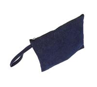 HAKIDZEL Mini Makeup Bag for Purse Blue Denim Cosmetic Pouch with Multifunctional Design and Expert Craftsmanship, Travel Makeup Bag with Chic and Elegant Simplicity for Everyday Use