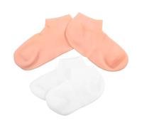 HAKIDZEL Moisturizing Sebs Socks and Elastic Fit 2 Pairs for Women with Breathable Design Foot Care Covers to Heal Chapped Skin, for Time Wearing and Outdoor Travel