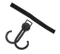 HAKIDZEL Multi-Function Practical Stroller Hangers Double Hook Made of Sturdy Plastic and Polyester, Not Easy to Break Or Deform, Suitable for Shopping Trolleys and Buggy Hooks