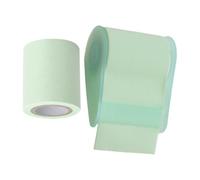 HAKIDZEL Multi-function Self-stick Note Pads with Adhesive Tape Dispenser, Light Green Plastic and Paper Material, Easy to Store Office Accessory for Classified Archives and School Use
