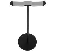 HAKIDZEL Multifunctional Iron Headphone Stand Hanger with Sleek Minimalist Design for Gaming Headsets and Desk Accessories, Versatile Placement Next to Your Tv or Bedroom Desktop Organizer
