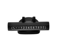 HAKIDZEL Multifunctional Temporary Parking Card Car Park Stop Number Display Black Phone Holder Emergency Escape Tool Suitable for Vehicles