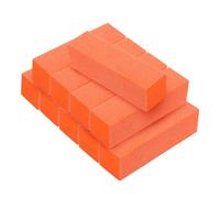 HAKIDZEL Nail Buffing Blocks and White Corundum Sand 10pcs Sponge Nail Files with Soft Sponge Texture for Polishing and Smoothing Practical Design for Manicure and Pedicure Use