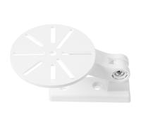 HAKIDZEL No-Drill White Camera Wall Mount Bracket with Adjustable Viewing Angles and Universal Adhesive for Ring Floodlight Dome and Mini Projectors, Indoor Outdoor Use