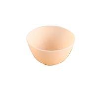 HAKIDZEL Odorless Silicone Bowl Drop Mixing Bowl for Home Use for Facial Masks Sauces Condiments Medium Yellow Kitchen Utensil
