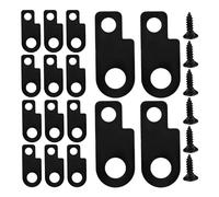 HAKIDZEL Pedal Holder Mounting Kit and for 16 Sets with Metal Brackets Fixing Screws, Stable Mechanism and Compact Design Electric Guitar Effects Pedals for Performances and Stage Presence