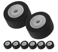 HAKIDZEL Pinch Roller Rubber 12pcs Compact Replacement for Old or Broken Cassette Tape Machine Suitable for Audio and Radio Repair