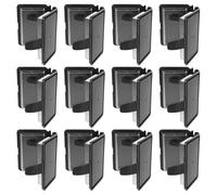 HAKIDZEL Plastic Book Shaped Candy Boxes Creative Elegant Design 12pcs with Flip Top Opening, Portable in Black Wedding Candy Party Favor Boxes for Special Occasions