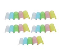 HAKIDZEL Plastic Flute Protectors 25 Pcs with Anti-collision Feature to Extend the Life of Chinese Bamboo Flute and Covers for Musical Instruments Random Color