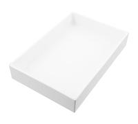 HAKIDZEL Plastic Lab Tray Rectangular PP Anti-Leakage Drip Tray for Hazardous Chemical Storage and Instrument Organization in Labs