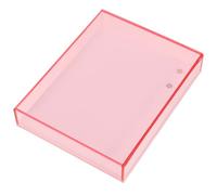 HAKIDZEL Portable Acrylic Eyelash Holding Container with Inner Tray Eyelash Case for Traveling and Office Storage