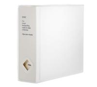 HAKIDZEL Portable CD Holder Storage Case for Office and Home, Beige Abs and PVC Material, Protects and Stores to 24 Discs, Compact Non-Woven Fabric Organizer for Cds and Computer Discs