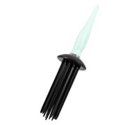 HAKIDZEL Portable Green Hair Curl Comb with Anti Static Design on The Go Styling and Travel, Plastic Material Fluffy Styling Curler for Volume and Curl Enhancement