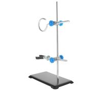 HAKIDZEL Portable Laboratory Retort Stand Iron Support Platform with Clamp Miniature Size Suitable for Factory and School Lab Use Assorted Style