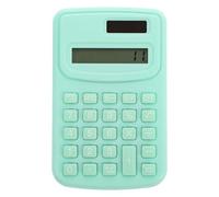 HAKIDZEL Portable Mint Green Pocket Calculator for Students and Office Use Compact Design for Addition Subtraction Multiplication Division Easy Operation for School Home and Work