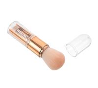 HAKIDZEL Portable Retractable Makeup Brush Set Lightweight Silicone 5-in-1 Multifunctional Brushes with Adjustable Length for Travel and Home Use