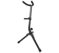 HAKIDZEL Portable Saxophone Stand for Saxophone Players Suitable for Practice and Performance with Practical Design and Sturdy Metal Abs Construction Folding Sax Holder Rack