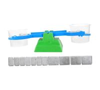 HAKIDZEL Portable School Balance Scale for Lightweight Educational Bucket Scale for Elementary Science Experiments Compact Teaching Tool for Math Learning and Classroom Use Random Color