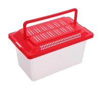HAKIDZEL Portable Turtle Box and Fish Tank Transport Carrier for Pets, Escape-proof Pp Material with Handle, for Outdoor Adventures and Travel