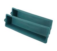 HAKIDZEL Poultry Feed Dispenser Plastic 2Pcs for Chickens Pigs Sheep Cattle with Large Capacity Suitable for Outdoor Farm Use