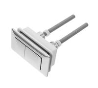HAKIDZEL Push Button Flush Toilet Tank Double Flushing Button ABS Rectangular Suitable for Household Random Color