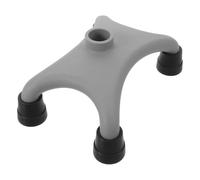 HAKIDZEL Quad Base Cane Tip Non-Slip Pa Material Foot Pad Self Standing for Walking Stick Replacement with Four Point Design Increases Friction and Stability for Seniors on Tile and Wet