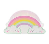 HAKIDZEL Rainbow Acrylic Pencil Holder Desk Organizer Compact Pen and Art Supplies Storage Box for Home Office School Desktop Stationery with High Clarity and Design