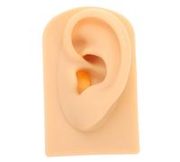 HAKIDZEL Realistic Human Ear Model for Piercing Practice Silicone Ear Simulation Model for Students and Doctors Reusable