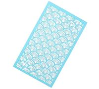 HAKIDZEL Reusable Clay Mold Silk Screen Stencil for Polymer Clay Crafts DIY Delicate Pattern Template for Skill Development and Festive Decoration Easy to Use Crafting Tool