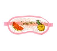 HAKIDZEL Reusable Cooling Eye Mask Gel for Eyes with Relief of Bruising and Swelling Pvc Material for Nap at Noon and Repose during Travel Pink Ice Pack for Camping