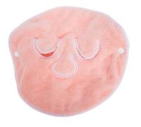HAKIDZEL Reusable Pink Coral Fleece Face Mask Towel for Beauty Care and Spa Use, Soft Synthetic Material Three-hole Design to Clean The Pores and Provide Comfortable Moisturising