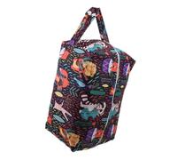 HAKIDZEL Reusable Pul Wet Dry Bag for Diapers and Breast Pads, Portable Waterproof Nursery Diaper Storage Pouch Suitable for Camping and Shopping, Navy Colour