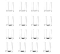 HAKIDZEL Rimless Eyeglasses Buckle Glasses Repair Tool Dual Plug 200pcs Spare Parts with Versatile Compatibility and Convenient Installation, for Frequent Lens Replacement for Spectacles