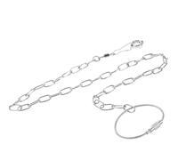 HAKIDZEL Rust Resistant Stainless Steel Bird Leash with Swivel Buckle for Parrot and Bird, Sturdy Pet Parrot Foot Chain Suitable for Taking Your Pet Anywhere and Enjoying Time Outdoors