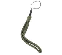 HAKIDZEL Rustic Cotton Rope Phone Charm Strap Lightweight Handcrafted Kawaii Hanging Decoration for Phones Backpacks Unique for Friends Family Deep Green Color