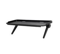 HAKIDZEL Screen Top's Storage Bracket Computer Monitor Stand for Flat Panel Tvs Displays Space Saving Shelf with Safety Fence for Tidy Furniture Organization