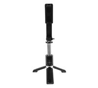 HAKIDZEL Selfie Stick Extendable Phone Brackets Portable Selfie Holders Phone Black Stainless Steel