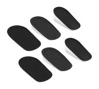 HAKIDZEL Silicone Height Increase Insoles for Men 3 Pairs Wear Resistant Shock Absorption Hidden Heel Pad for Anti Friction
