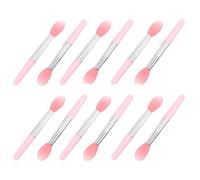 HAKIDZEL Silicone Lipstick Brush Applicator Set 12pcs Soft Silicone Material to Apply Gloss and Lip Colour for Those Who Love Makeup at Home Or Work