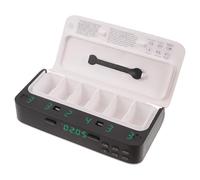 HAKIDZEL Smart Electronic Pill Organizer with Alarm PC Material Three or Six Compartments Sealed Design Reminds You to Take Medicine for Elderly for Travel and Daily Medication