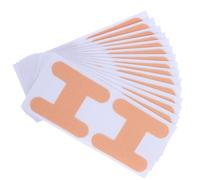 HAKIDZEL Snoring Prevention Mouth Tape for Sleeping with Breathable Polyester Material, Khaki Colour, 10 Sheets Pack for Sleep Improvement and Mouth Closure Support