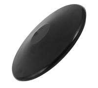 HAKIDZEL Solid Rubber Discus Throwing Trainer 1kg Lightweight Weather-resistant Gym Discus for Beginners and Athletes, Black Versatile Training Gear Suitable for School Sports and Outdoor