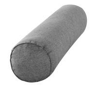 HAKIDZEL Spa Leg Pillow 15x40cm Cotton Linen Footrest Bolster Cushion for Massage Table, Comfortable Cylinder Pillow for Foot Therapy and Bed Use, Grey