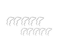 HAKIDZEL Stainless Steel Pegboard Hooks for Display Shelf and Tool Storage 10pcs Space-Saving Design Suitable for Grid Wall Brackets for Garage and Workshop Organising