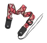 HAKIDZEL Sturdy Adjustable Ukulele Strap Made of Nylon and Leather with Easy Removal and Safe Holding Features, Bohemian Style Shoulder Belt for Tenor Ukulele Playing