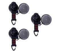 HAKIDZEL Suction Cup Hooks and Plastic Construction Heavy Duty 3pcs with Silicone Material Leaves No Traces and Good for Hanging Heavy Items for Camping Tent Fixing for Outdoor Car Awning