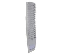 HAKIDZEL Time Card Holder Rack for Convenient Storage and Category Marking with 20 Slots Multi-grid Design for Items Classification in Warehouse Or Office